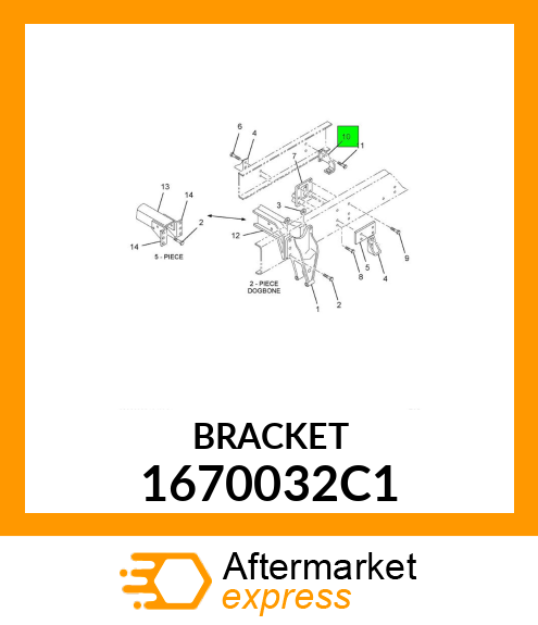 BRACKET 1670032C1
