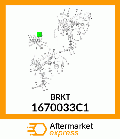 BRKT 1670033C1