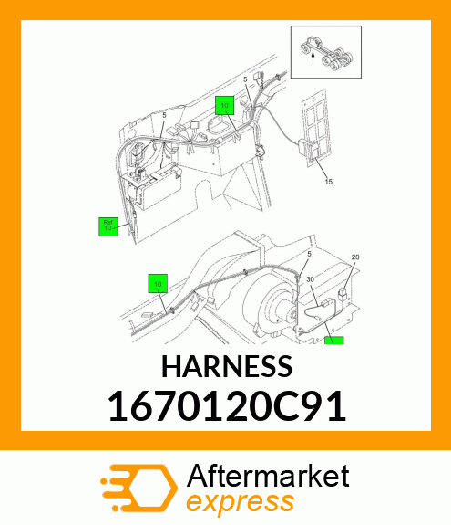 HARNESS 1670120C91