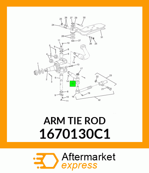 ARMTIEROD 1670130C1