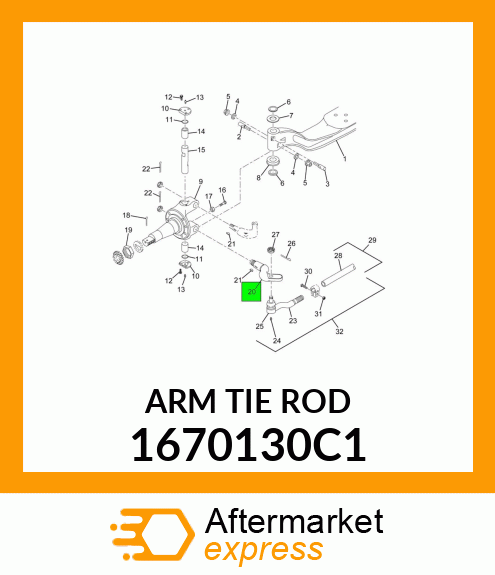 ARMTIEROD 1670130C1