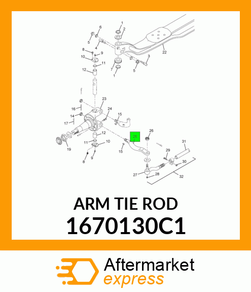 ARMTIEROD 1670130C1