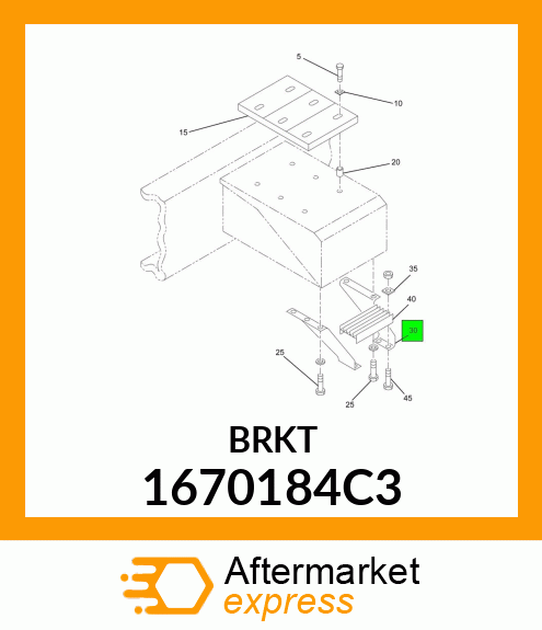 BRKT 1670184C3