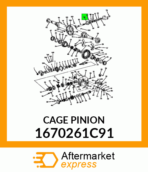 CAGE_PINION 1670261C91