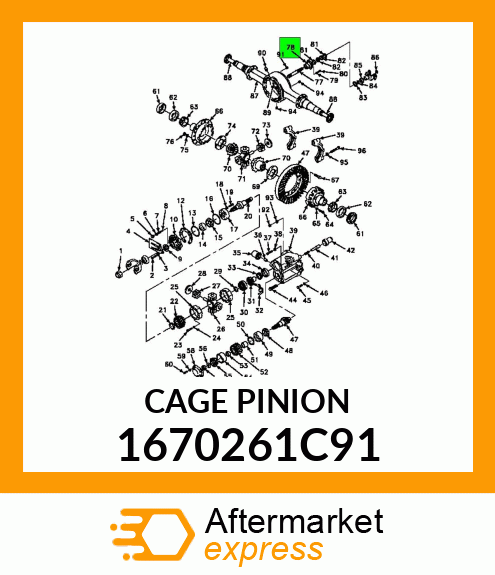 CAGE_PINION 1670261C91