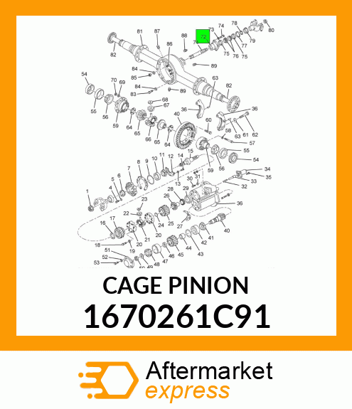 CAGE_PINION 1670261C91