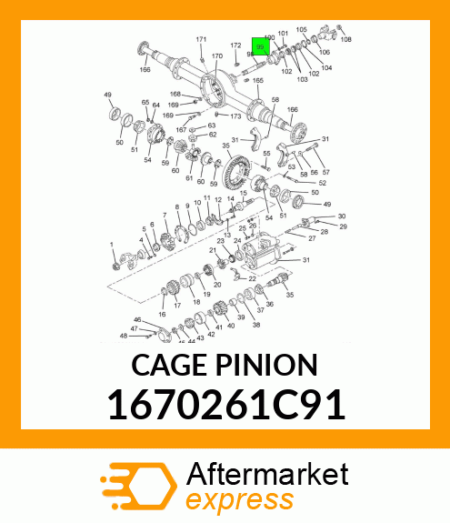 CAGE_PINION 1670261C91