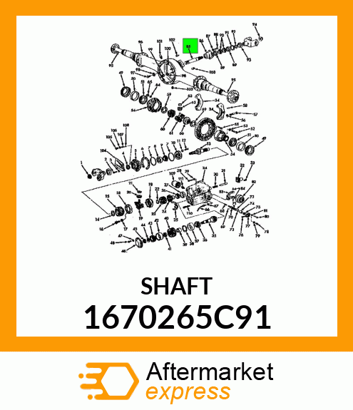 SHAFT 1670265C91