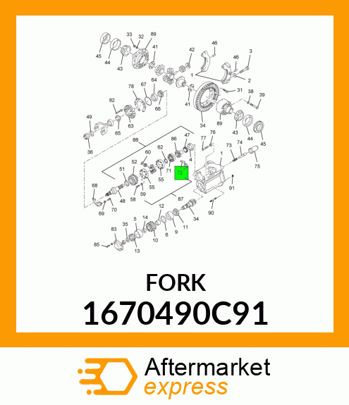 FORK 1670490C91