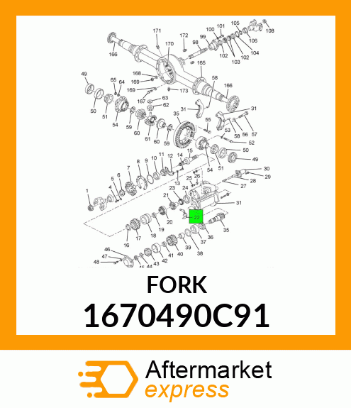 FORK 1670490C91