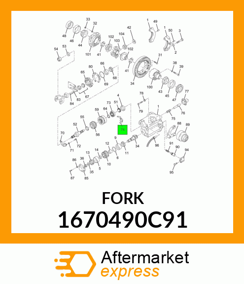 FORK 1670490C91