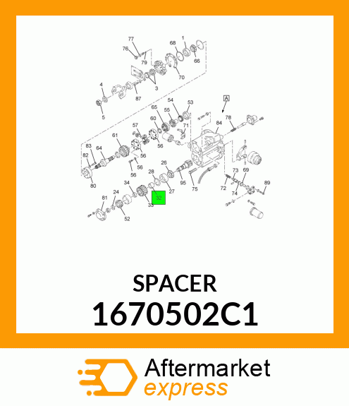 SPACER 1670502C1