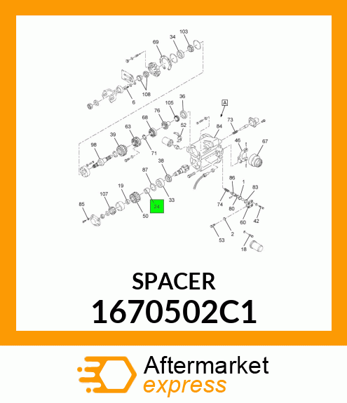 SPACER 1670502C1