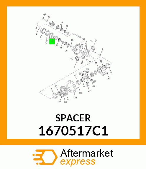 SPACER 1670517C1
