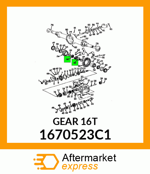 GEAR16T 1670523C1