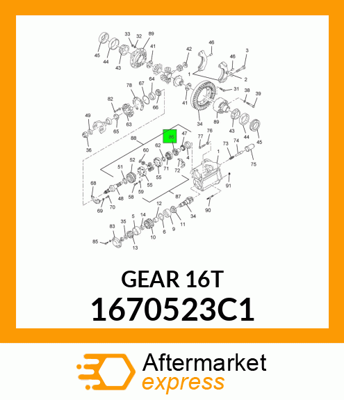 GEAR16T 1670523C1