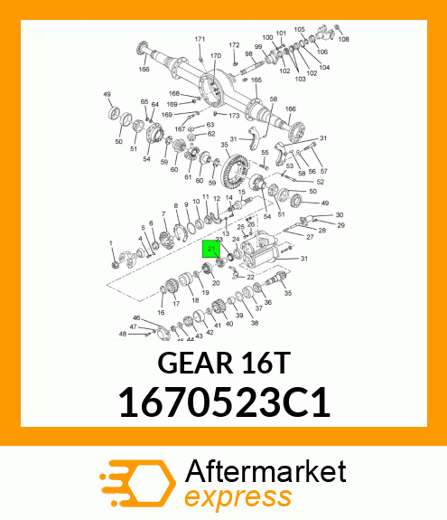 GEAR16T 1670523C1