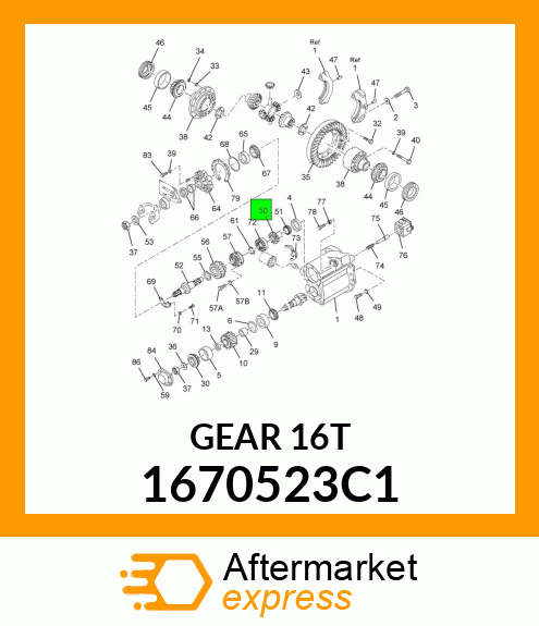 GEAR16T 1670523C1