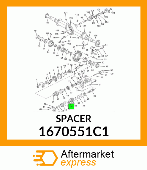 SPACER 1670551C1