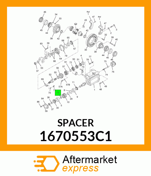 SPACER 1670553C1