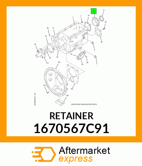 RETAINER 1670567C91