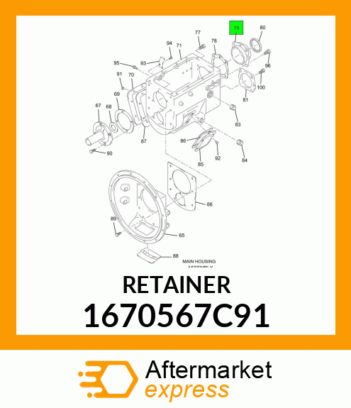 RETAINER 1670567C91