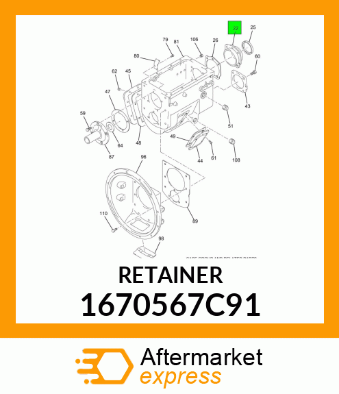 RETAINER 1670567C91