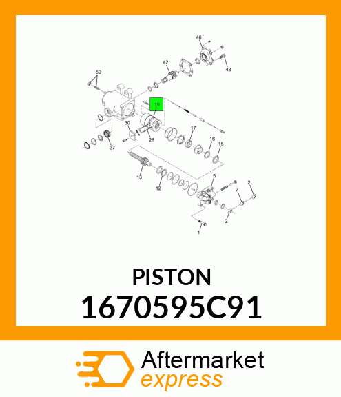 PISTON 1670595C91