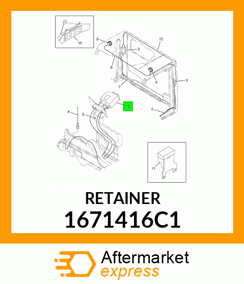 RETAINER 1671416C1