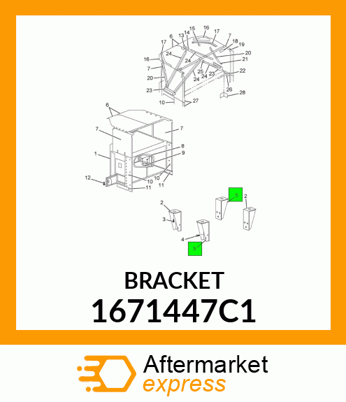 BRKT 1671447C1