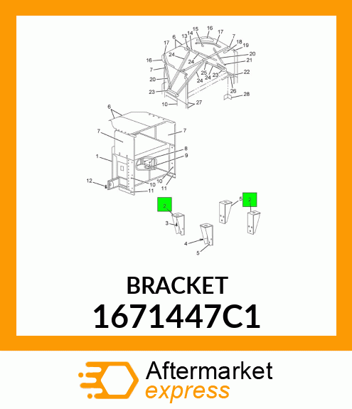 BRKT 1671447C1