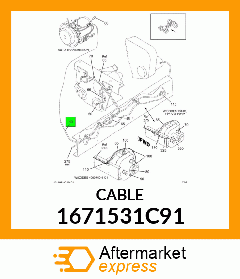 CABLE 1671531C91