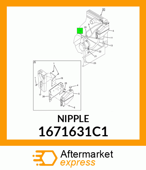 NIPPLE 1671631C1