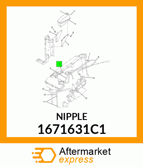 NIPPLE 1671631C1