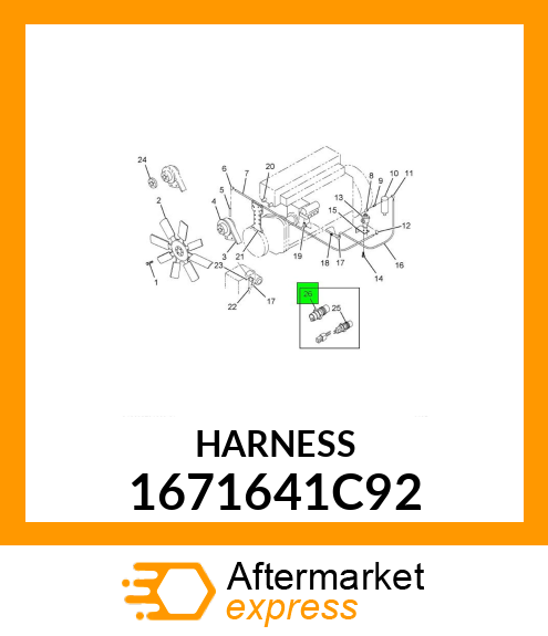 HARNESS 1671641C92