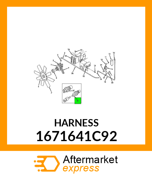 HARNESS 1671641C92