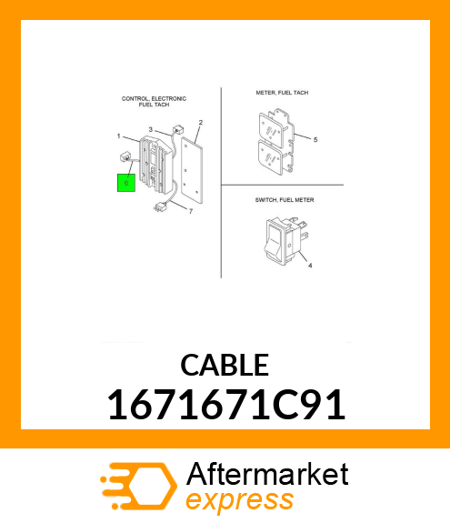 CABLE 1671671C91