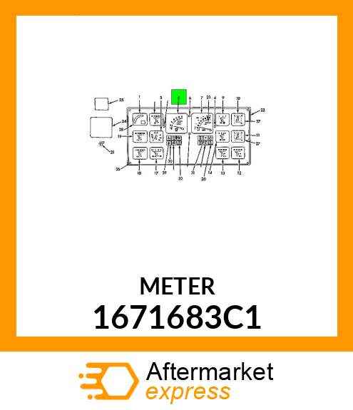 METER 1671683C1