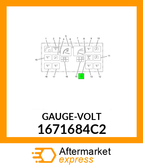 GAUGE-VOLT 1671684C2