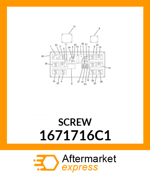 SCREW 1671716C1