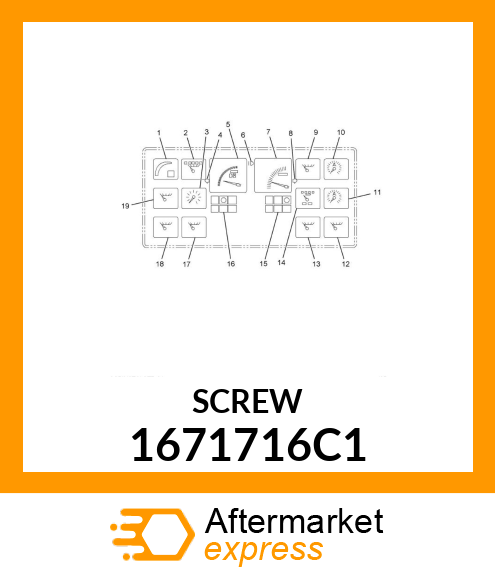 SCREW 1671716C1