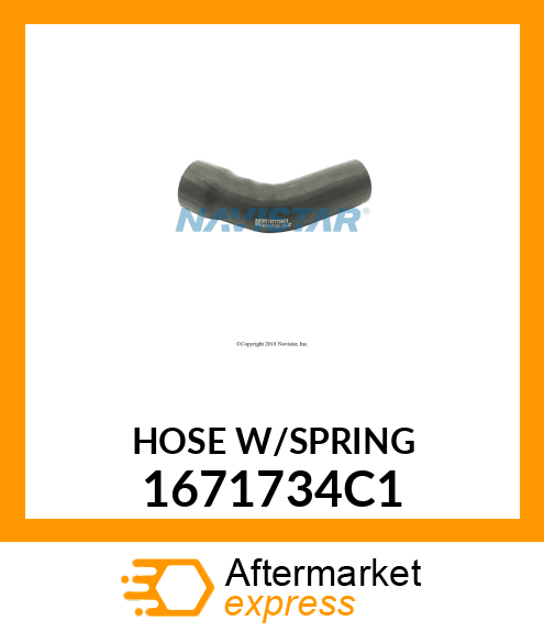 HOSEW/SPRING 1671734C1