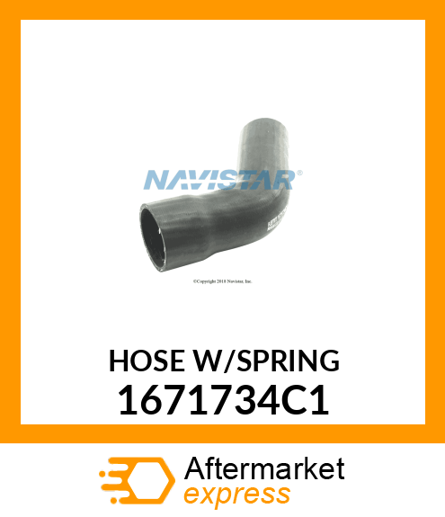 HOSEW/SPRING 1671734C1