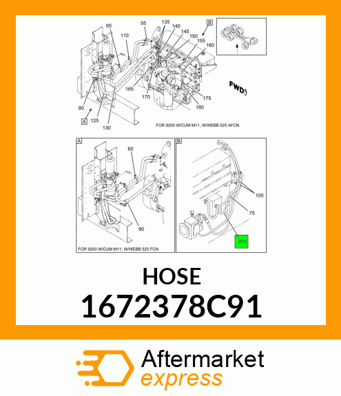 HOSE 1672378C91