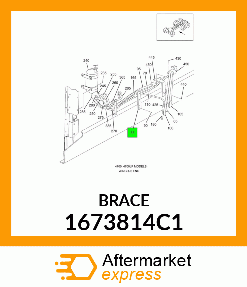 BRACE 1673814C1