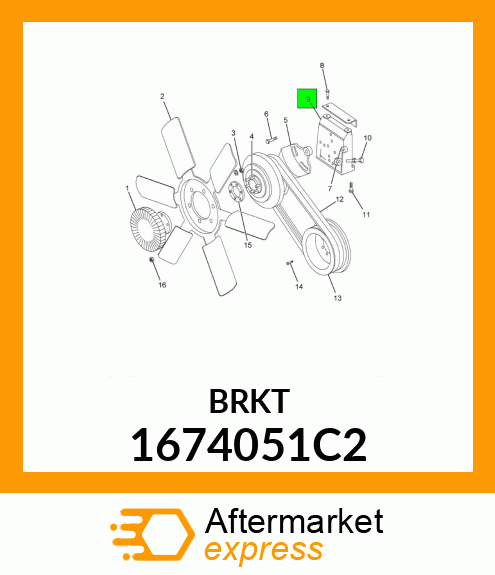 BRKT 1674051C2