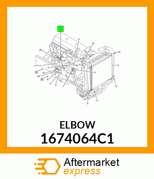 ELBOW 1674064C1