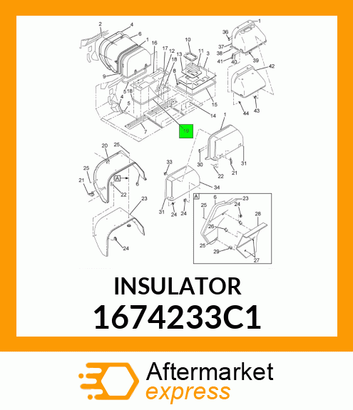 INSULATOR 1674233C1