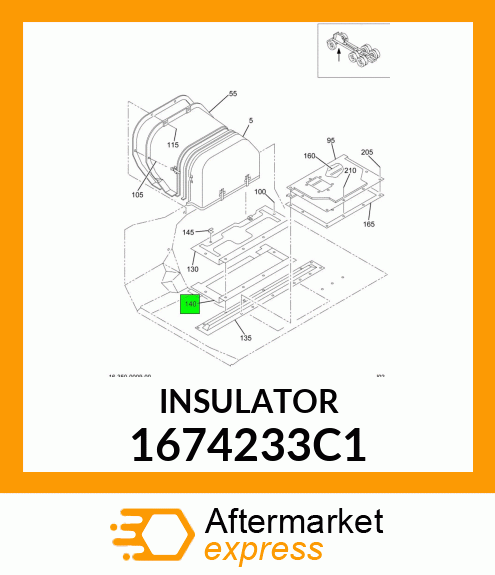 INSULATOR 1674233C1