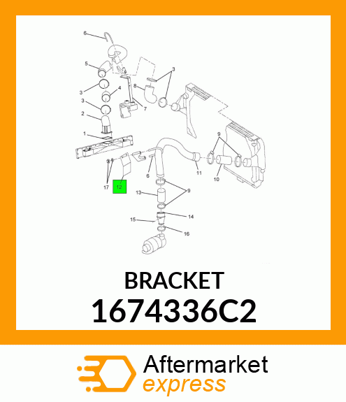 BRACKET 1674336C2